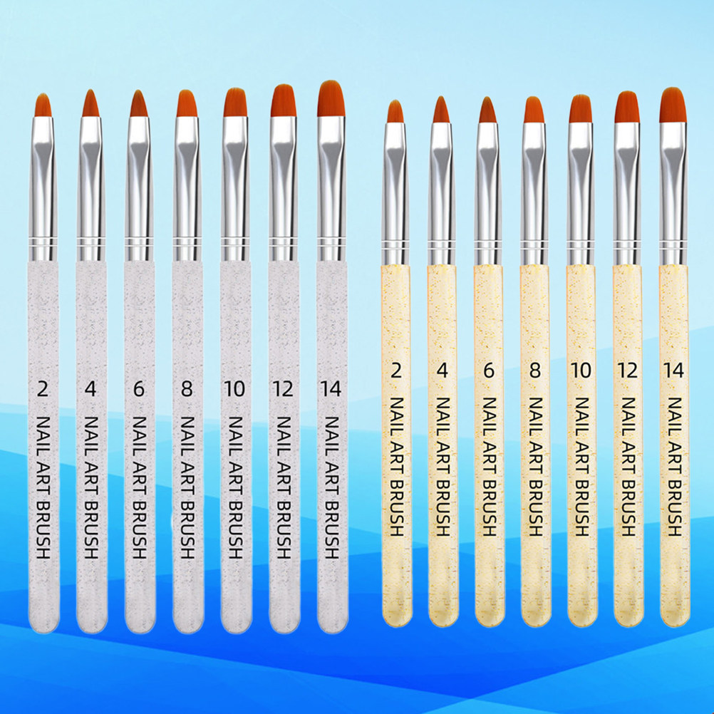 Nail Art Brush Set - مجموعة أقلام فن الأظافر 14 قطعة،