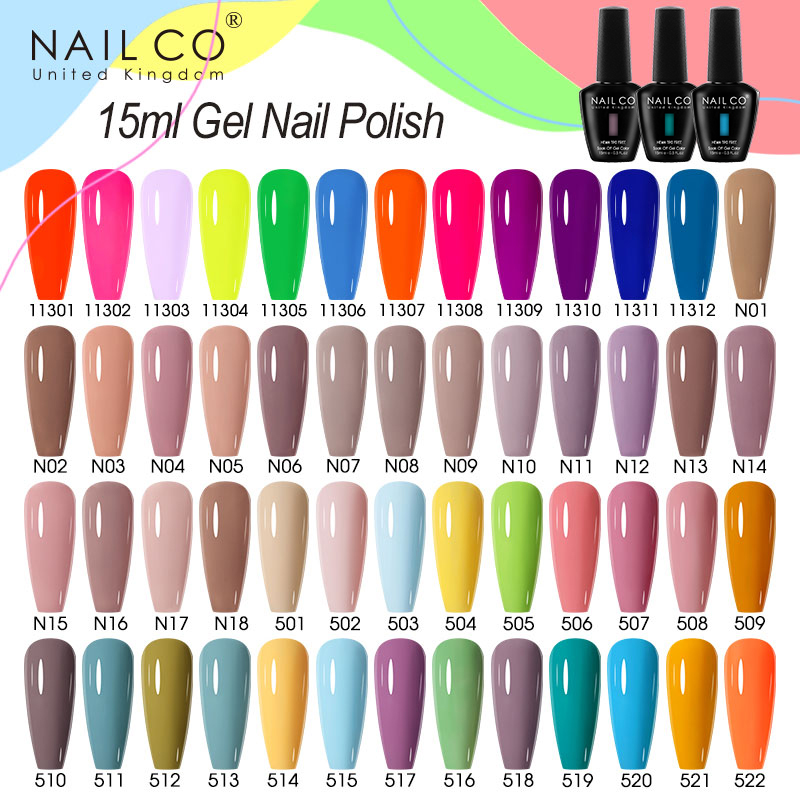 Nail Art Natural Pink - طلاء أظافر جل من نايلكو 15