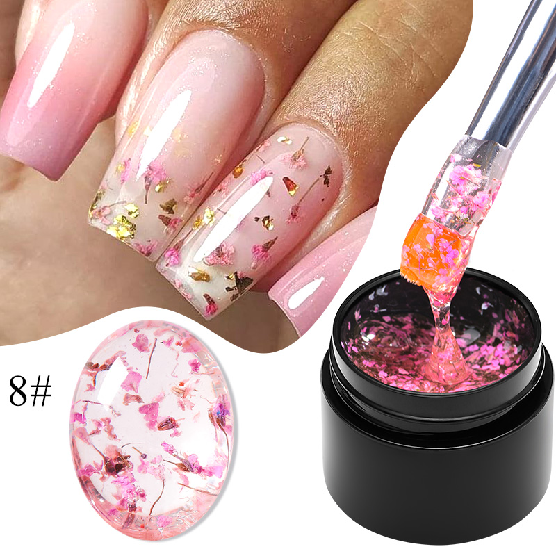 Nail Art Natural Pink - يجتمع عبر 5 مللي الوردي المجففة