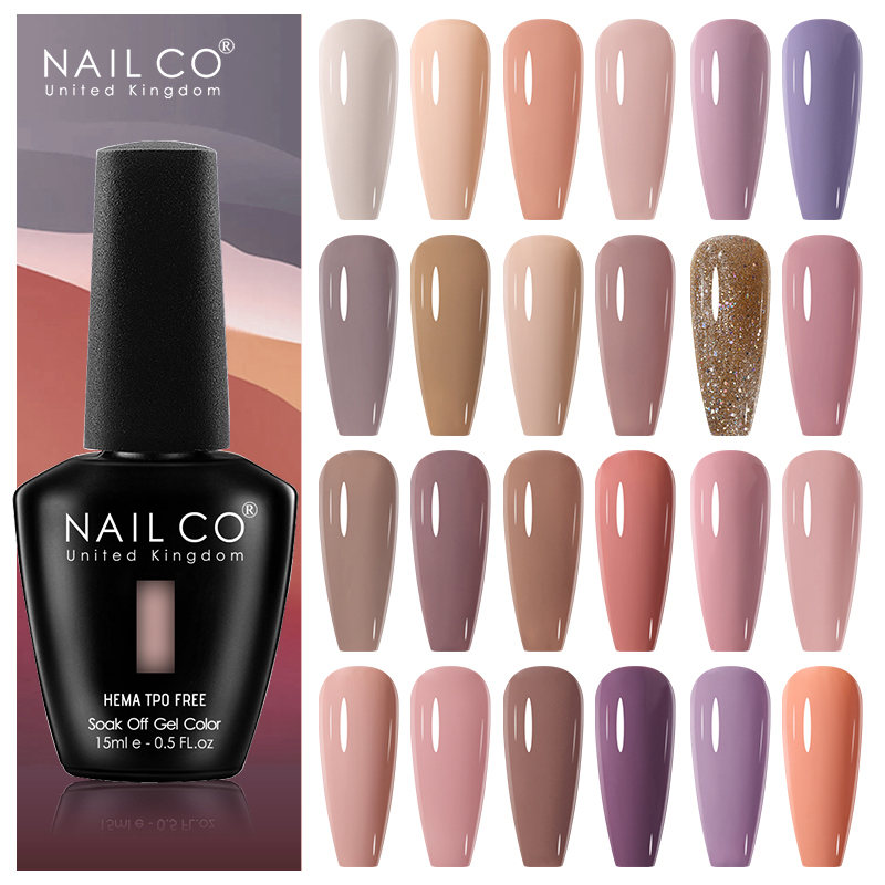 Nail Art Natural Pink - طلاء أظافر جل من نايلكو 15