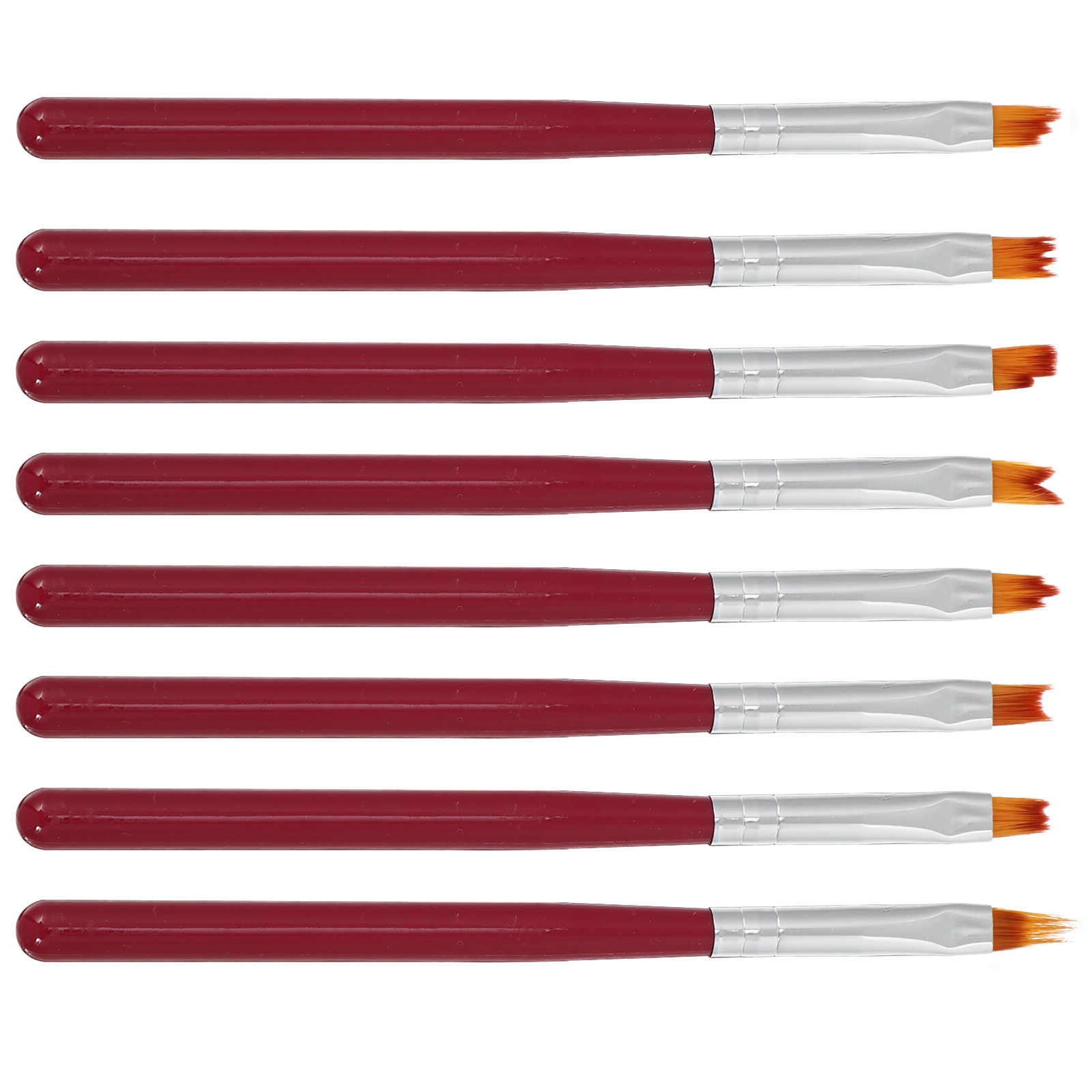Nail Art Brush Set - مجموعة من 8 فرش لرسم الأظافر