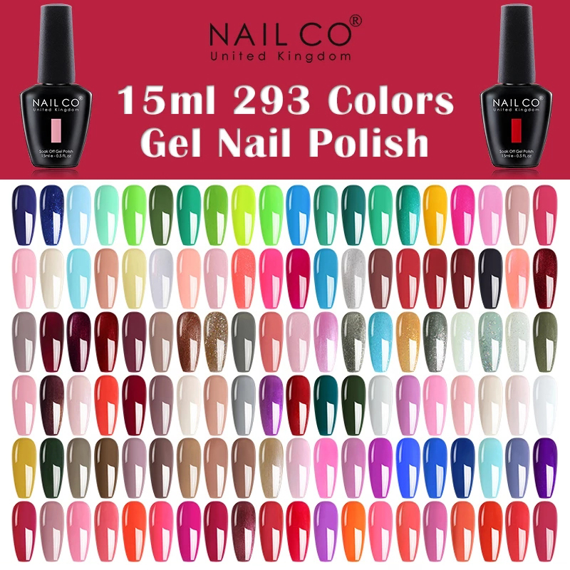 Nail Art Natural Pink - NAILCO 15 مللي أسود أبيض أحمر