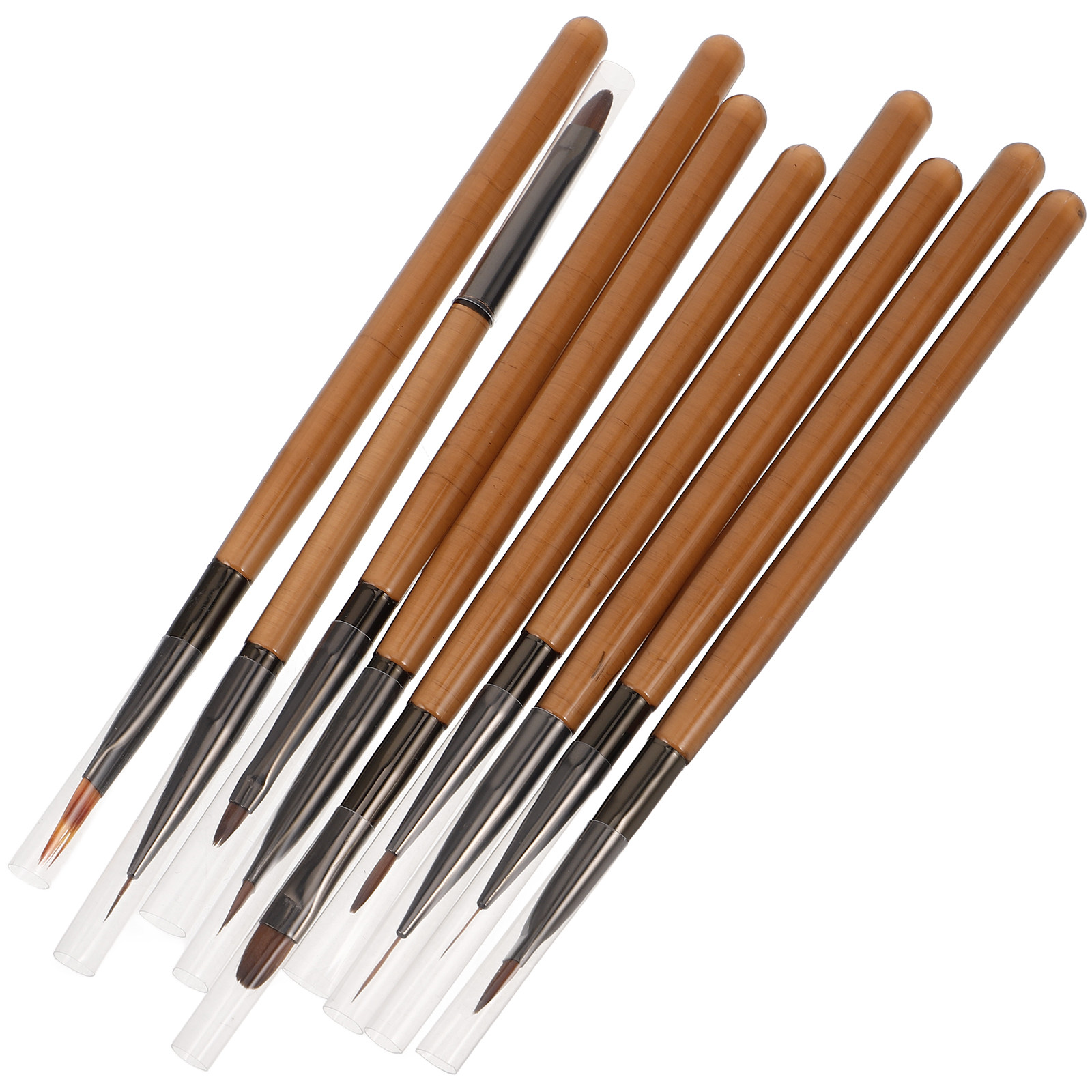 Nail Art Brush Set - مجموعة فرش أنيقة لفن الأظافر، فرش