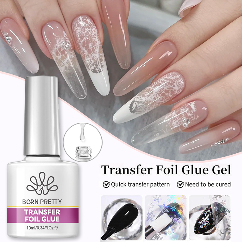 Nail Foil Transfer - جل لاصق لرقائق الأظافر من BORN