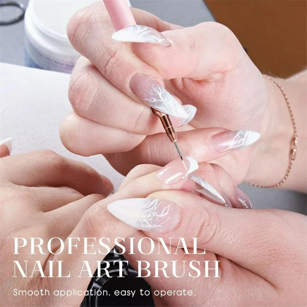مجموعة من 5 فرش رسم للأظافر بأ - مراجعة Nail Art Brush Set وسعره