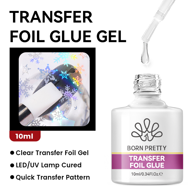 جل لاصق لرقائق الأظافر من BORN - مراجعة Nail Foil Transfer وسعره