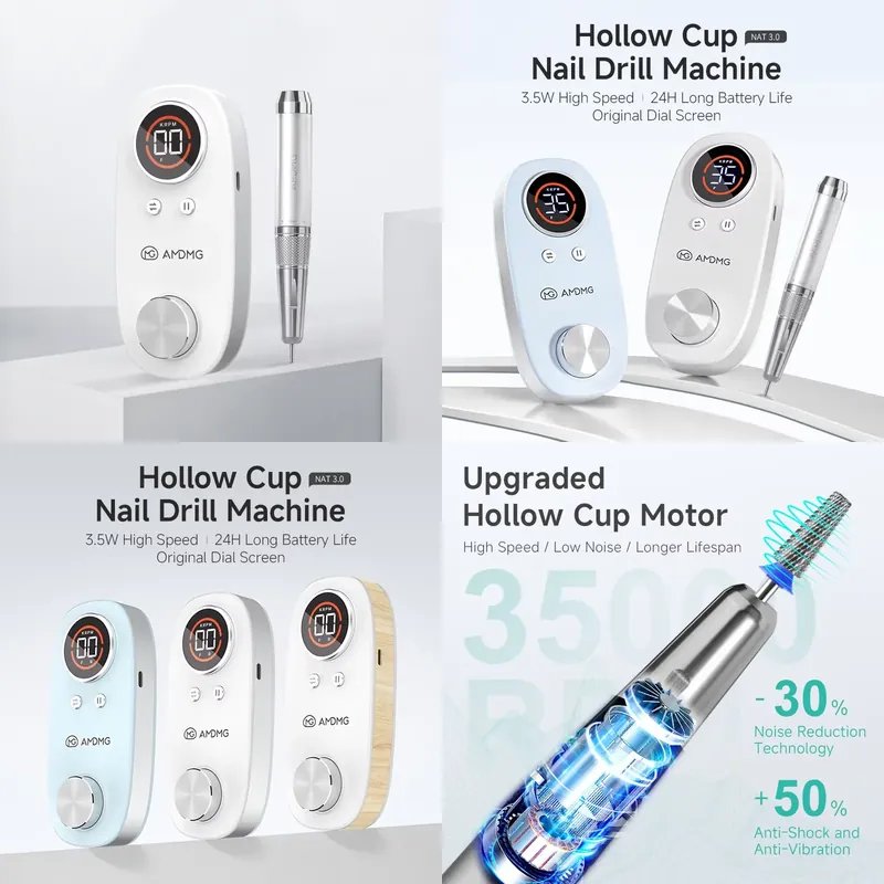 ماكينة حفر الأظافر الاحترافية  - مراجعة Nail Drill Machine وسعره