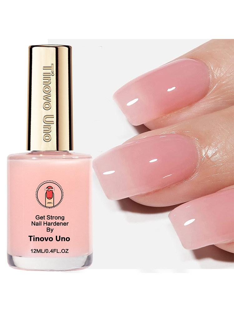 1 قطعة الكيراتين مسمار المقوي  - مراجعة Nail Art Natural Pink وسعره