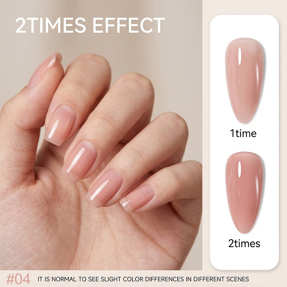 طلاء أظافر جل شفاف بلون وردي ف - مراجعة Nail Art Natural Pink وسعره