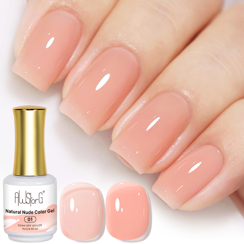 AWStorG 15 مللي لون وردي عاري  - مراجعة Nail Art Natural Pink وسعره