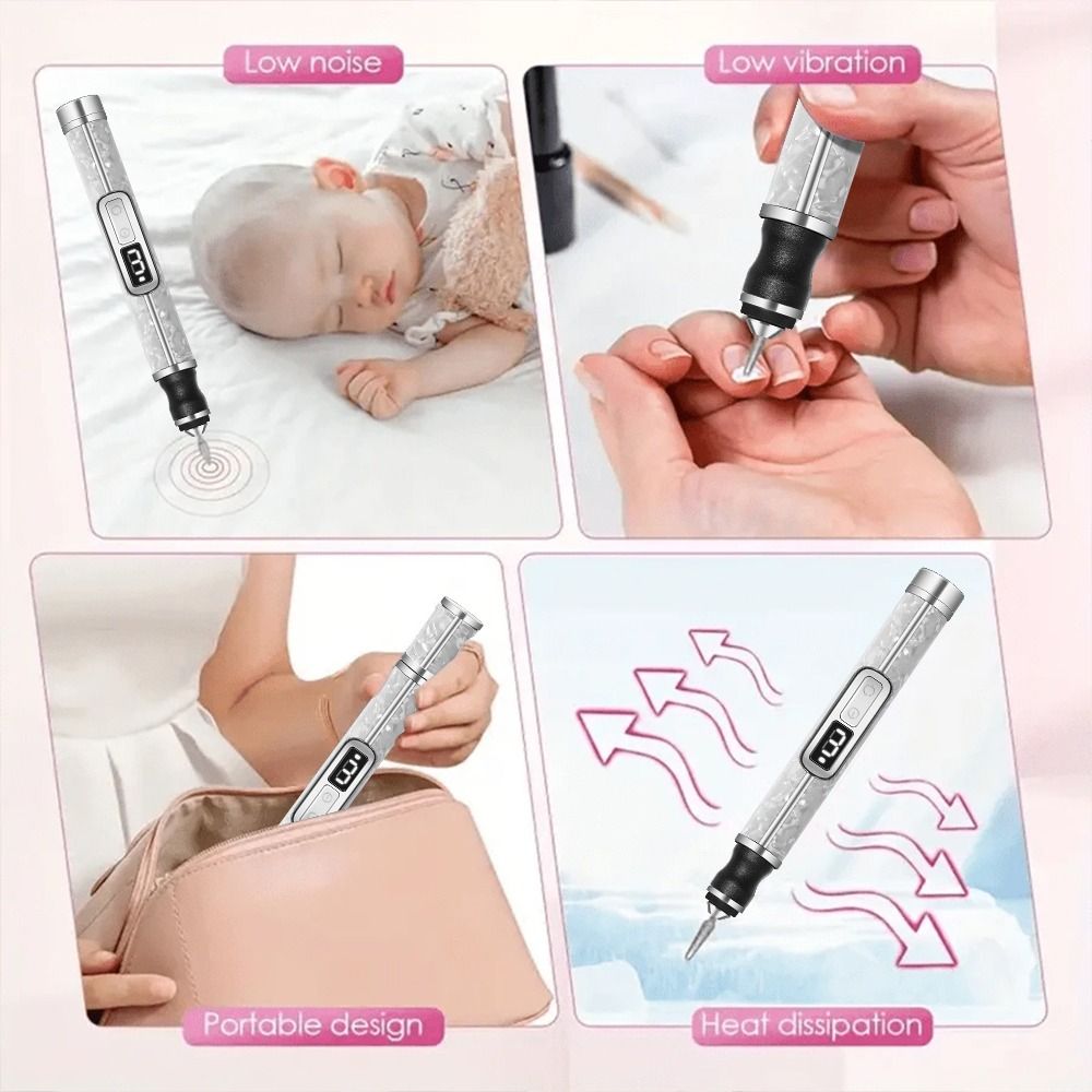 جهاز حفر الأظافر الكهربائي منخ - مراجعة Nail Drill Machine وسعره
