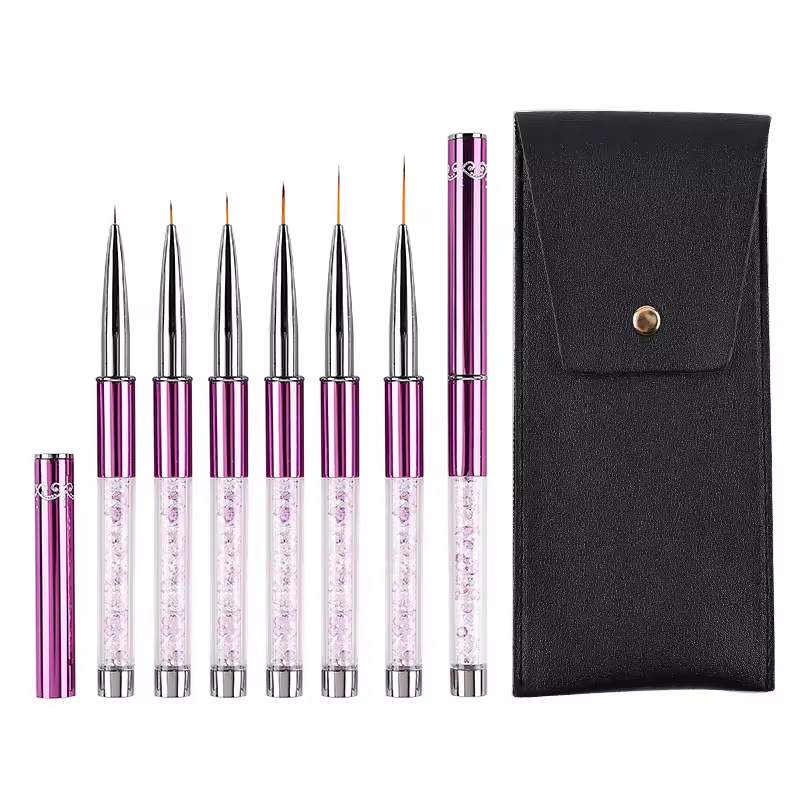 مجموعة من 6 أقلام رسم خطوط فرن - مراجعة Nail Art Brush Set وسعره