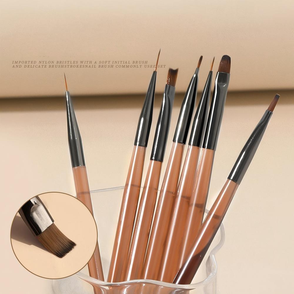 مجموعة فرش أظافر متعددة الرؤوس - مراجعة Nail Art Brush Set وسعره