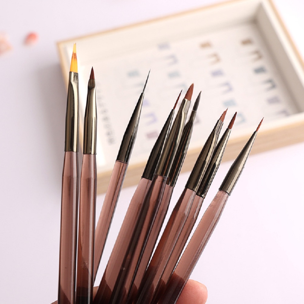 مجموعة فرش أظافر متعددة الرؤوس - مراجعة Nail Art Brush Set وسعره