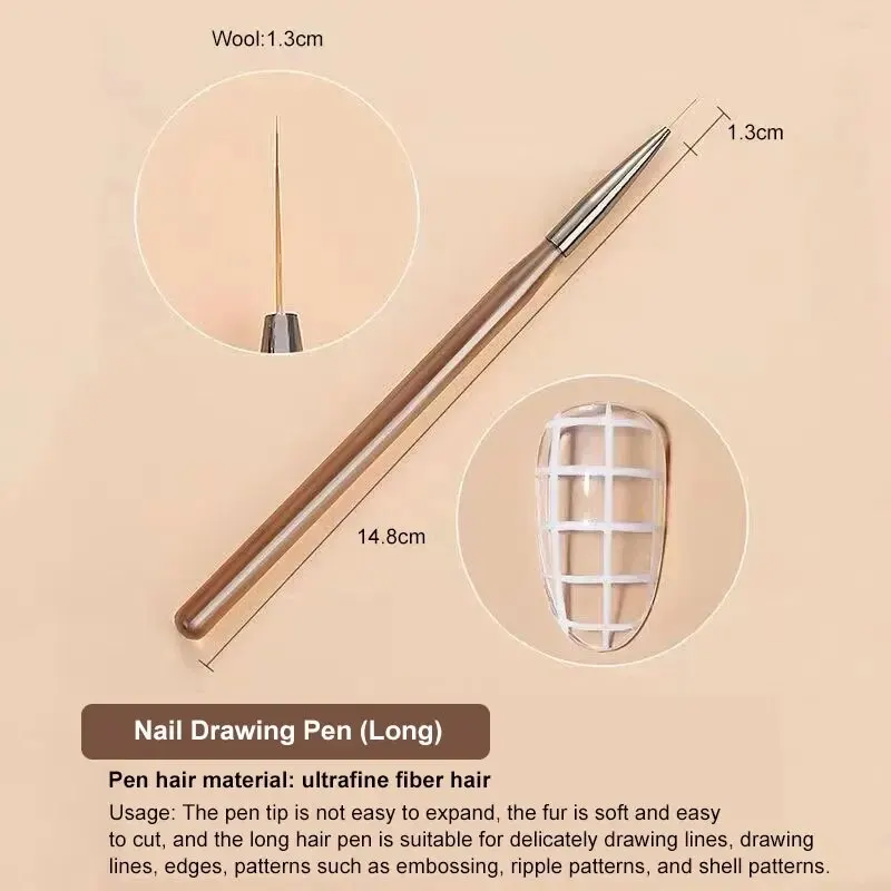 مجموعة فرش أظافر متعددة الرؤوس - مراجعة Nail Art Brush Set وسعره