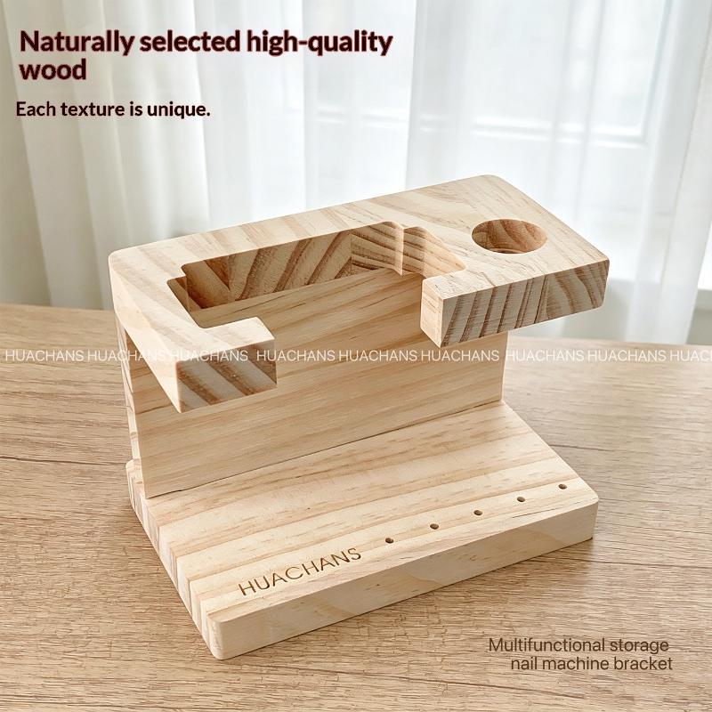 حامل محمول خشبي لرؤوس أداة حفر - مراجعة Nail Drill Machine وسعره