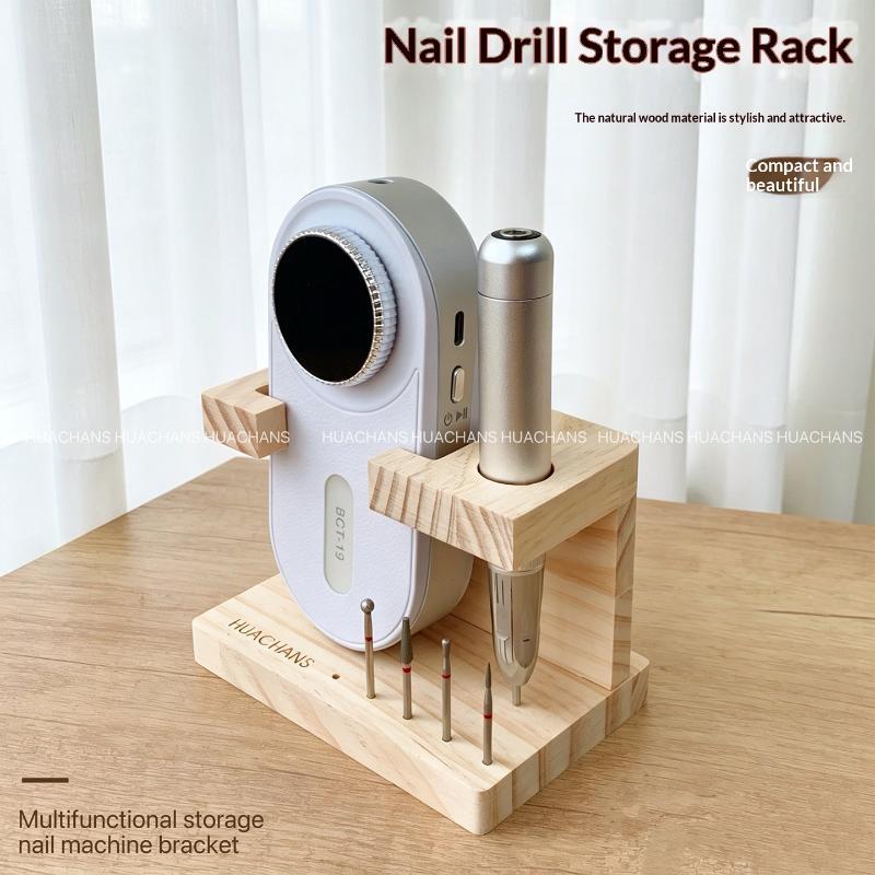 حامل خشبي لأدوات تدريب الأظافر - مراجعة Nail Drill Machine وسعره