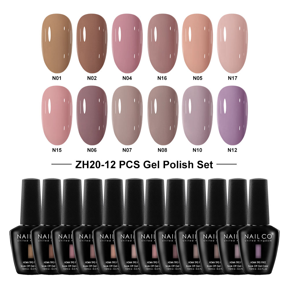 طلاء أظافر جل نايلكو بـ12 لون  - مراجعة Nail Art Natural Pink وسعره
