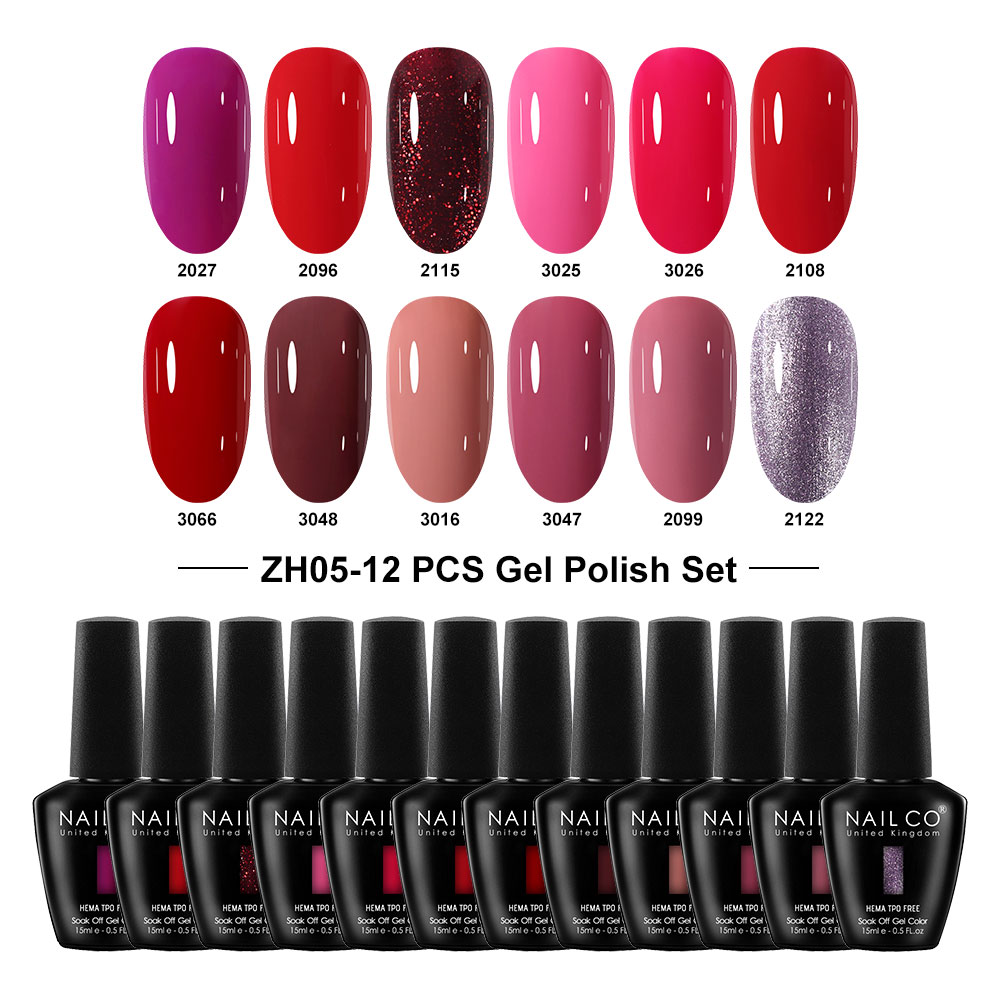 طلاء أظافر جل نايلكو بـ12 لون  - مراجعة Nail Art Natural Pink وسعره