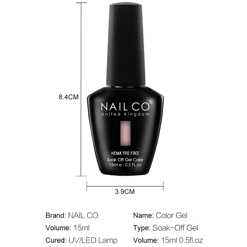 طلاء أظافر جل نايلكو بـ12 لون  - مراجعة Nail Art Natural Pink وسعره