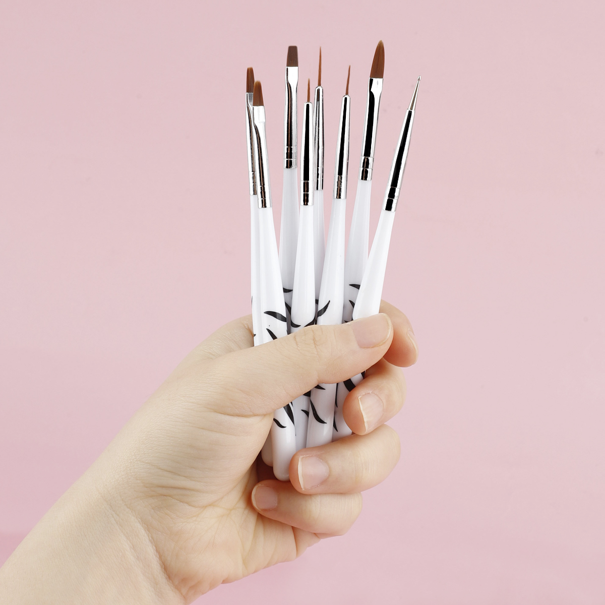 زيبرا مقبض فرشاة الأظافر مجموع - مراجعة Nail Art Zebra Design وسعره