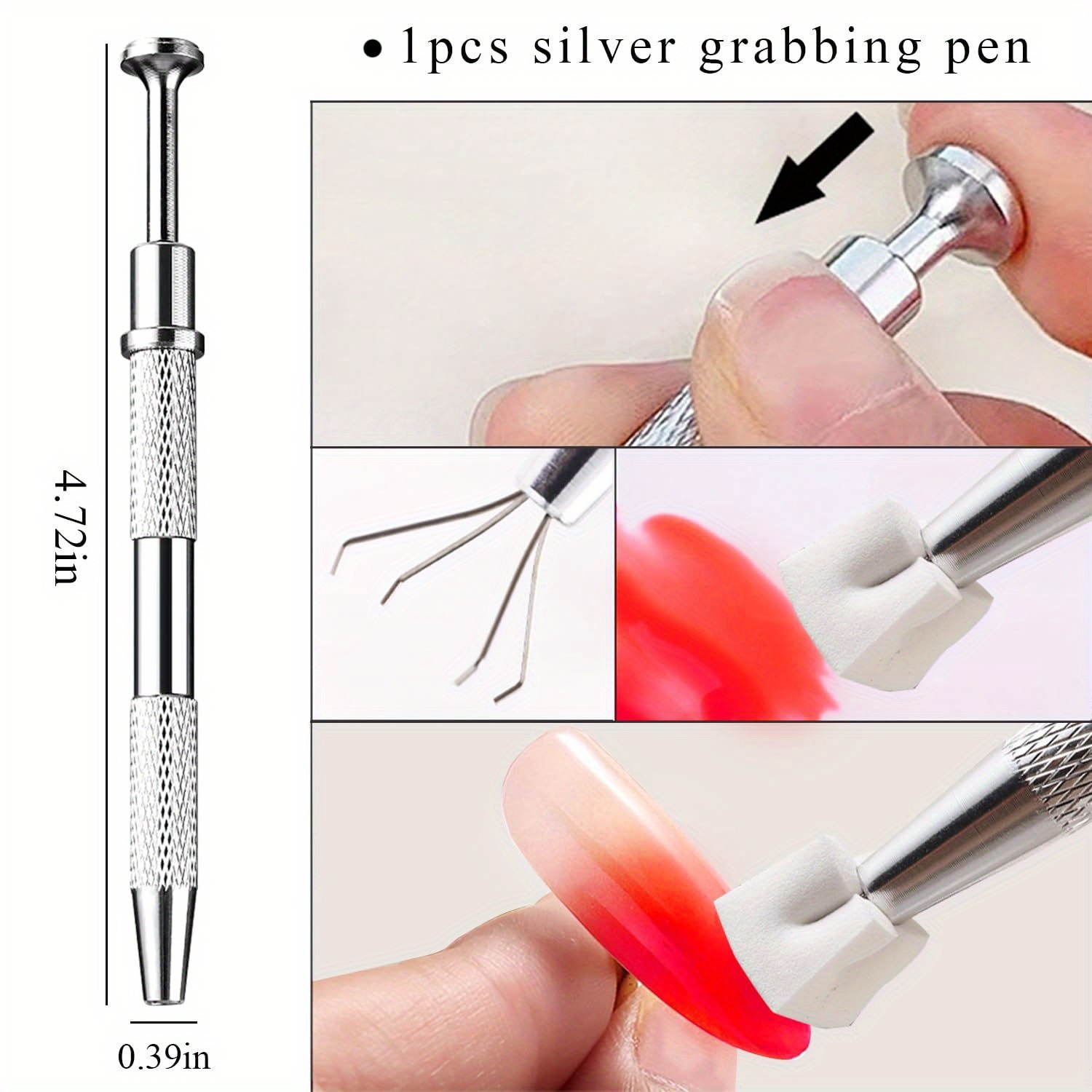 1/50/100 قطعة مربع مسمار الفن  - مراجعة Nail Art Brush Set وسعره