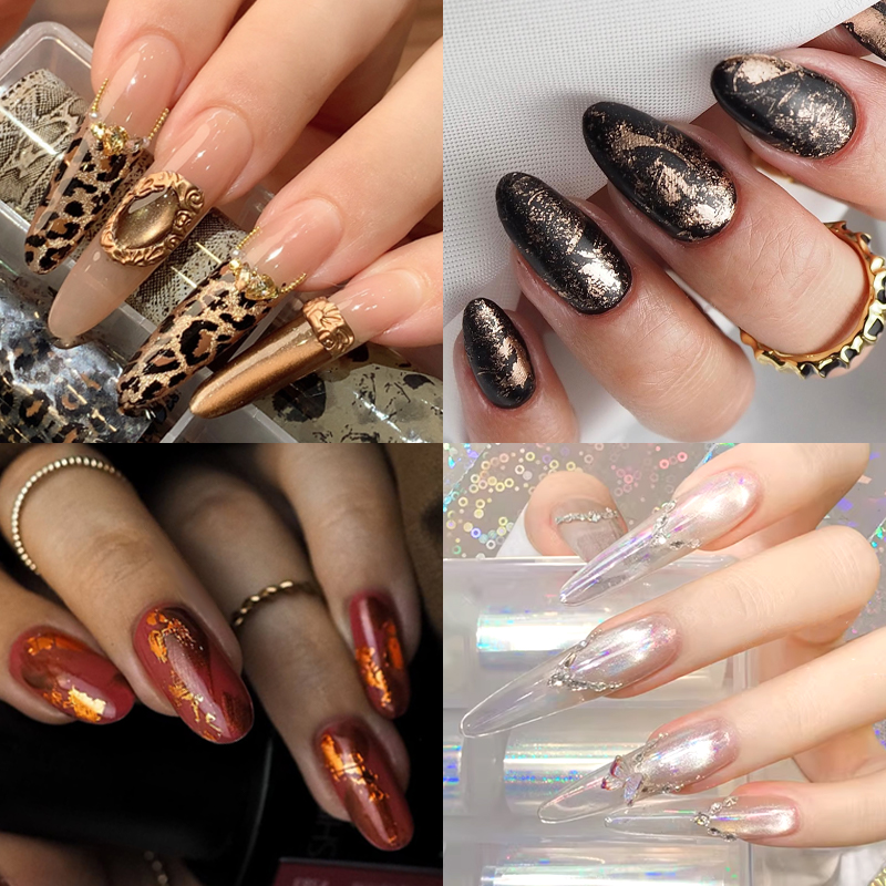 LILYCUTE 8 مللي نقل احباط الغر - مراجعة Nail Foil Transfer وسعره