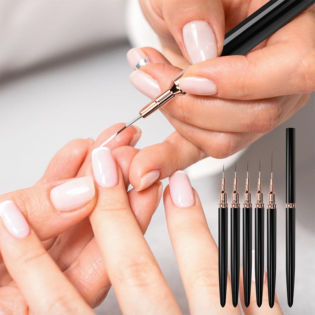 مجموعة من 5 فرش لرسم الأظافر،  - مراجعة Nail Art Brush Set وسعره