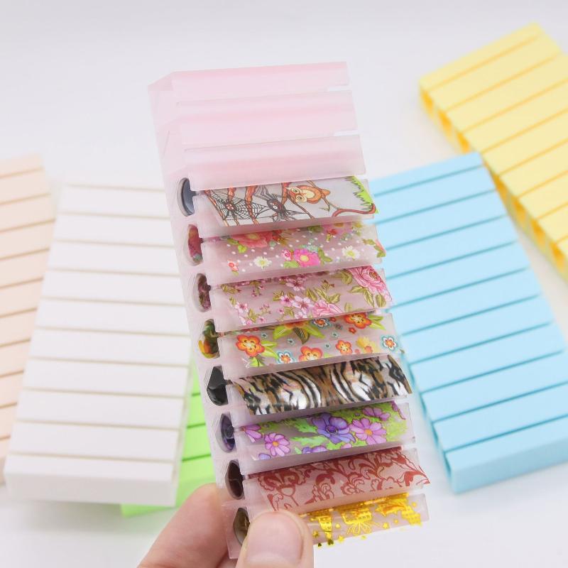 مجموعة واحدة من صندوق تخزين ور - مراجعة Nail Foil Transfer وسعره