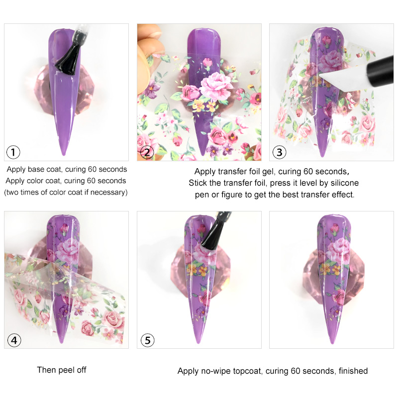 Venalisa 7.5 مللي نقل احباط هل - مراجعة Nail Foil Transfer وسعره