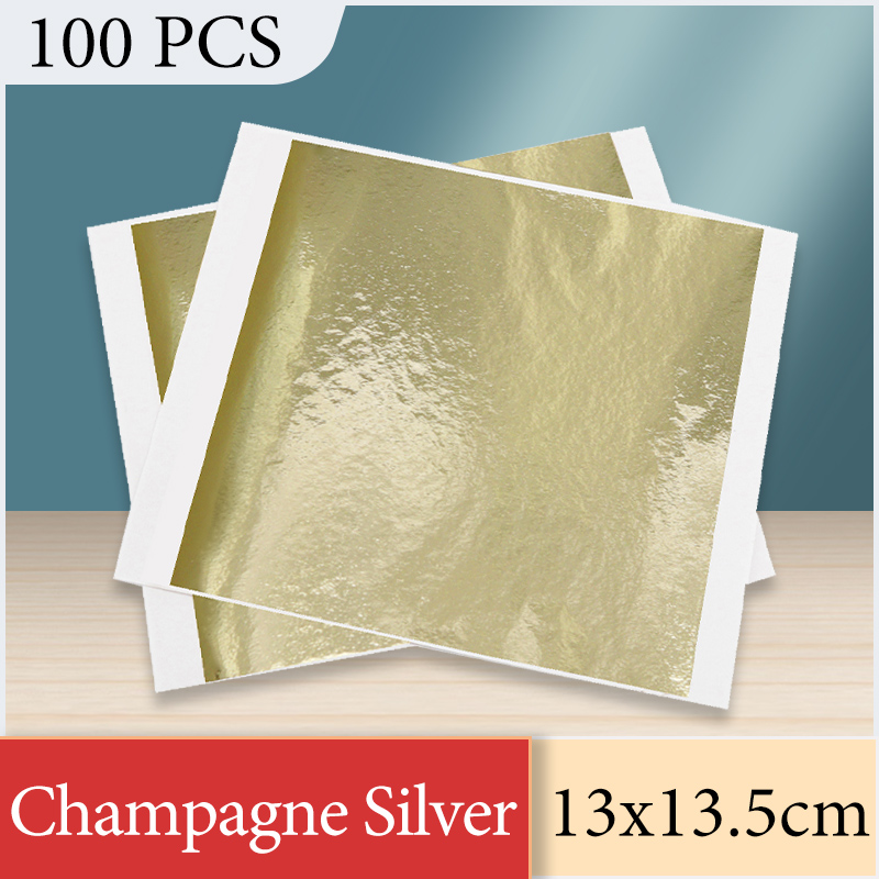 13x13.5 سنتيمتر الشمبانيا الفض - مراجعة Nail Foil Transfer وسعره
