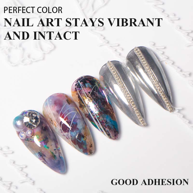 جل لاصق للأظافر PERFECT COLOR  - مراجعة Nail Foil Transfer وسعره