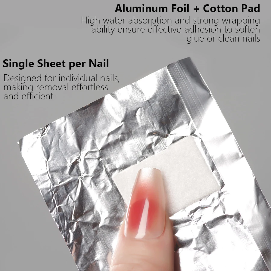 100 قطعة حقيبة الألومنيوم احبا - مراجعة Nail Foil Transfer وسعره