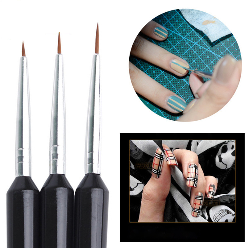 مجموعة من 3 فرش دقيقة للغاية ل - مراجعة Nail Art Brush Set وسعره