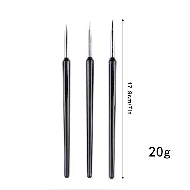 مجموعة من 3 فرش دقيقة للغاية ل - مراجعة Nail Art Brush Set وسعره