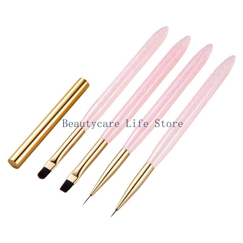 652C سهل الاستخدام - مراجعة Nail Art Brush Set وسعره