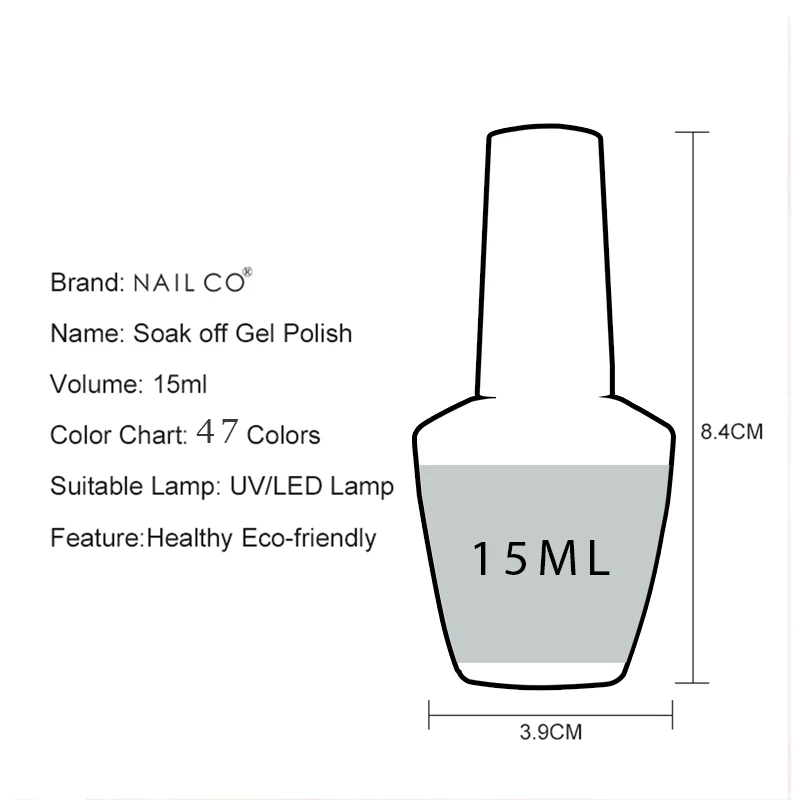 NAILCO 15 مللي أسود أبيض أحمر  - مراجعة Nail Art Natural Pink وسعره