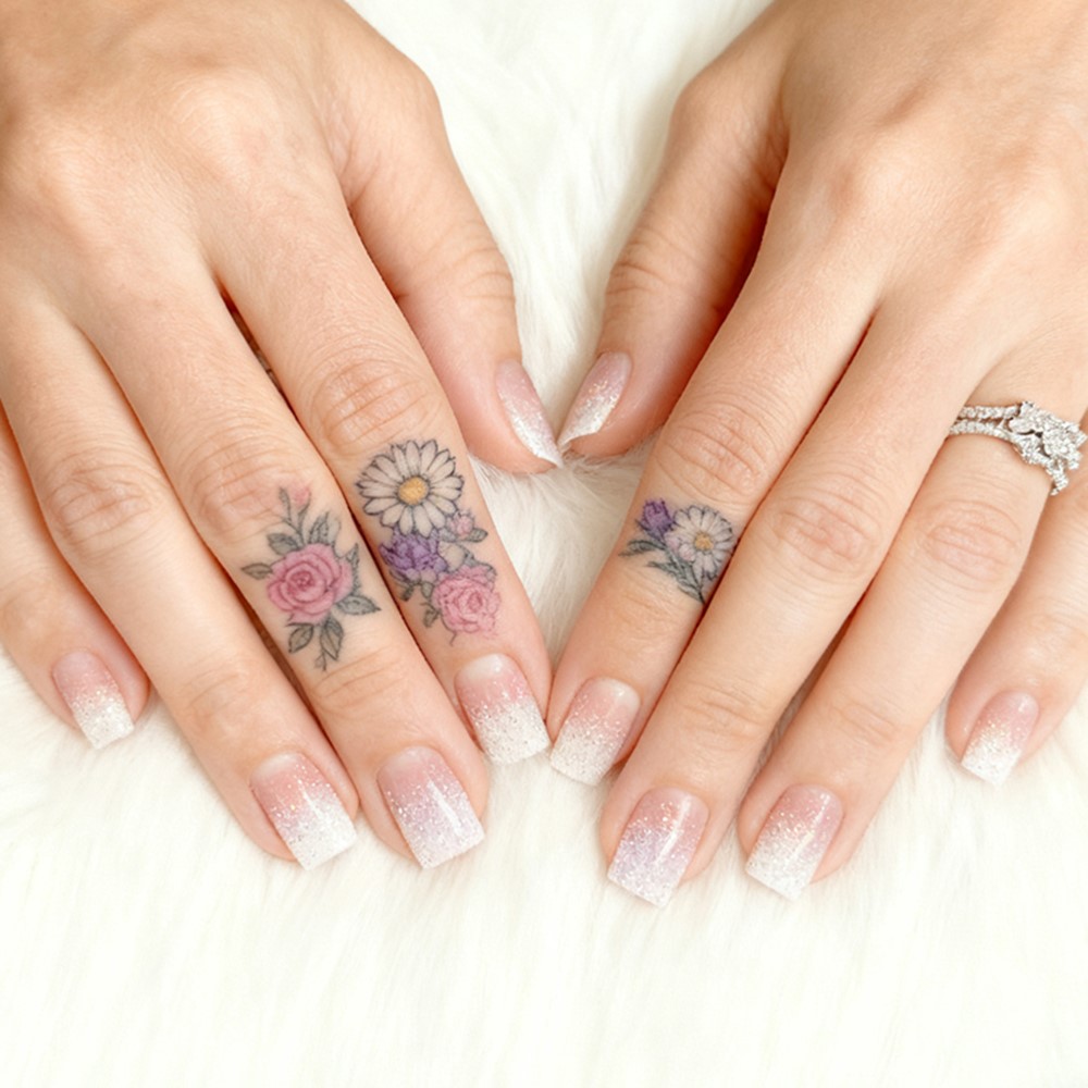 أظافر صناعية قصيرة لامعة مع مل - مراجعة Nail Art Natural Pink وسعره
