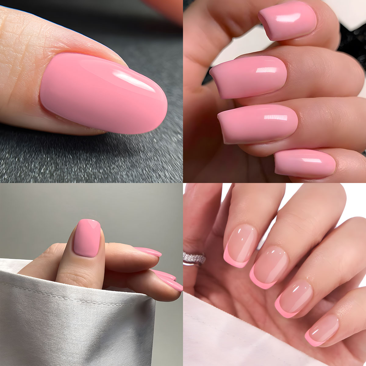 مجموعة طلاء أظافر جل من أربع ق - مراجعة Nail Art Natural Pink وسعره
