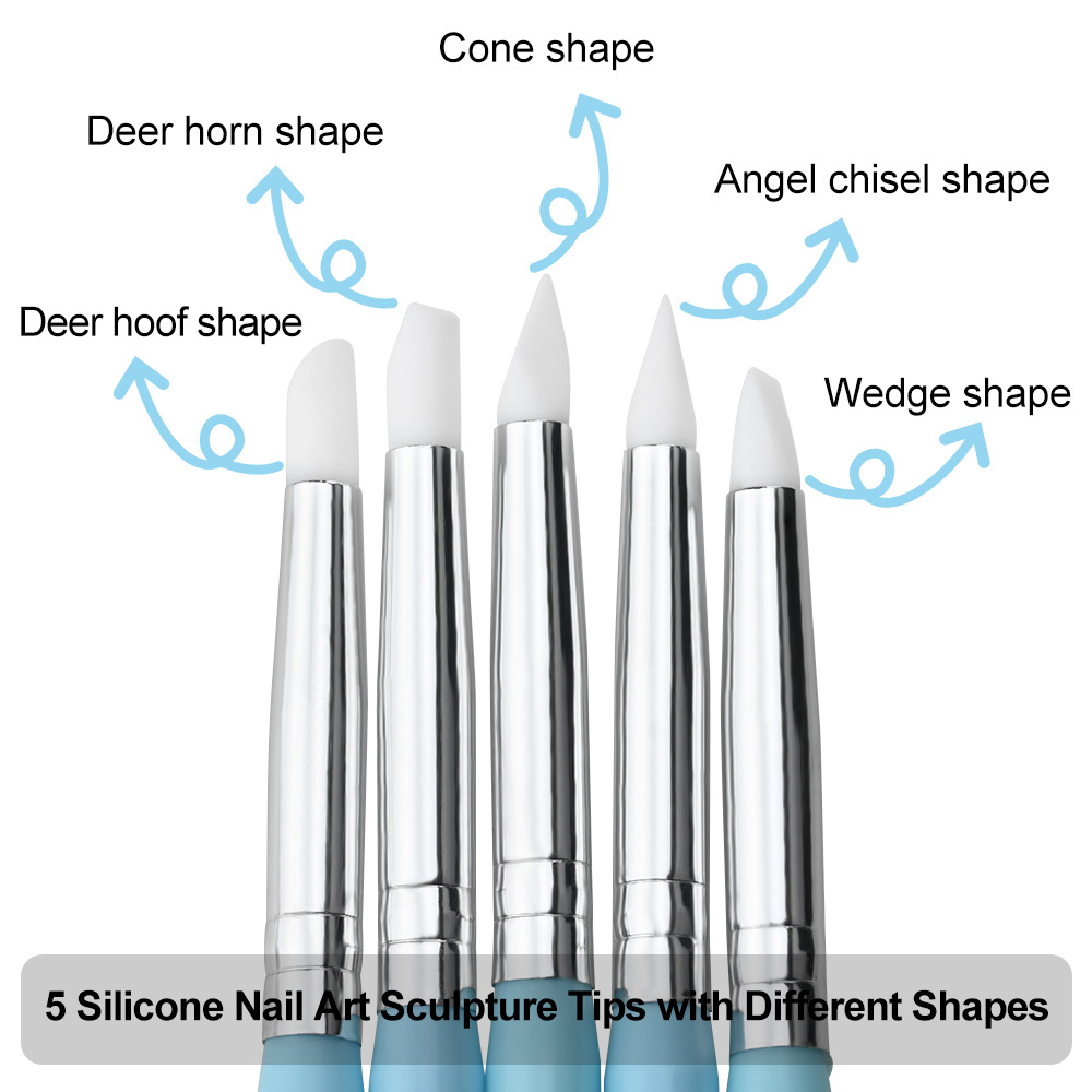 فرشاة فن الأظافر - قلم نحت وتح - مراجعة Nail Art Brush Set وسعره