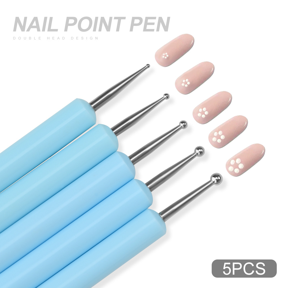 فرشاة فن الأظافر - قلم نحت وتح - مراجعة Nail Art Brush Set وسعره